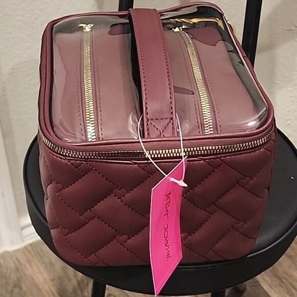 Betsey Johnson 3-Piece Nested Topset Cosmetic Case - Picture 9 of 12